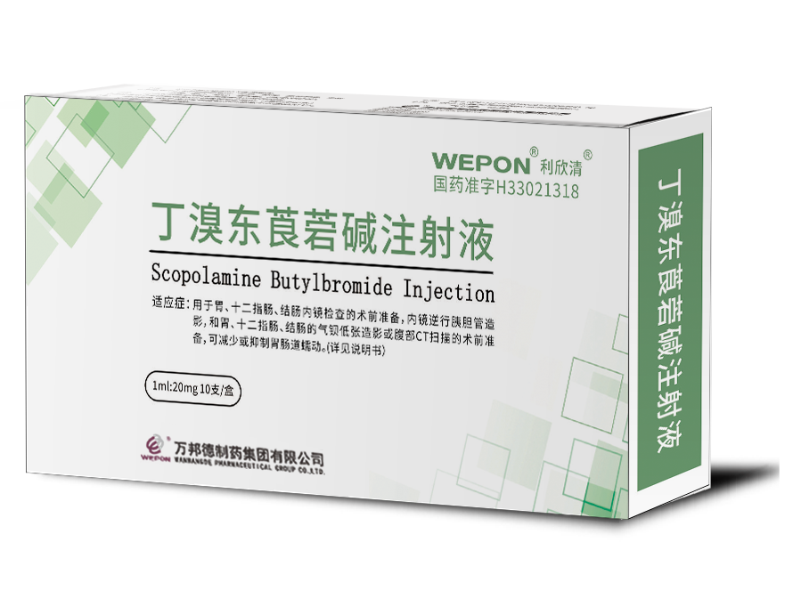 丁溴东莨菪碱注射液